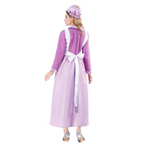 Women Halloween Victorian Long Apron Maid Costumes Dress - INSWEAR